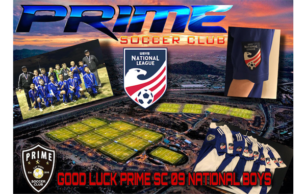 PRIME SC 09 Boys Accepted to the National League-Desert Conference